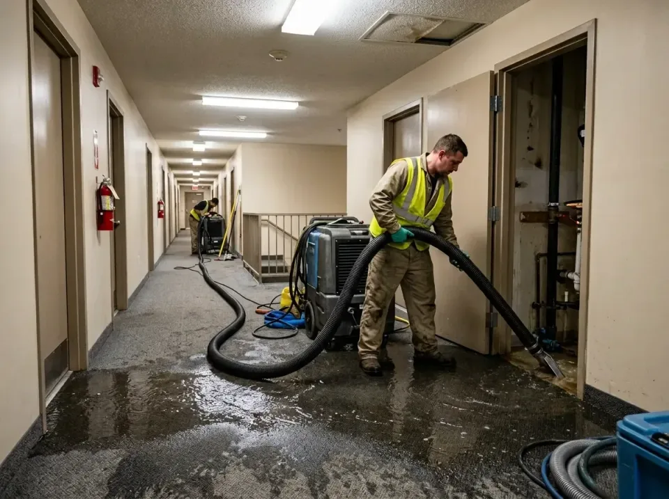 multi-unit-apartment-hallway-f-005 — frequently asked questions, Emergency Burst Pipe Water Extraction & Removal in Goldenro…